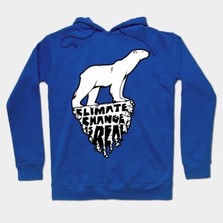 Climate change is real - Polar bear Hoodie